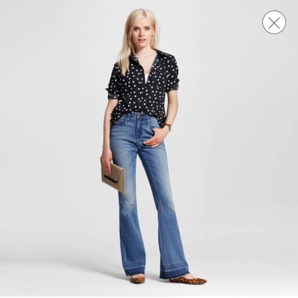 Flared jeans